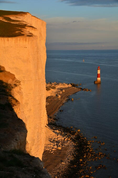 Sunset photo of Beachy Head Cliffs